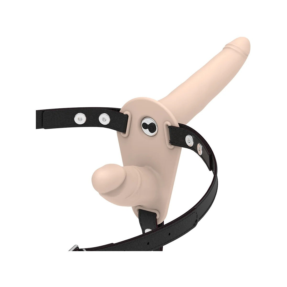 DOPPELTEPENETRATION,BEIGE-VIBRATORVONFETISHSUBMISSIVEHARNESS