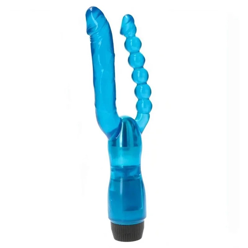 DoppelterAnal-/VaginalvibratormitmehrerenGeschwindigkeiten