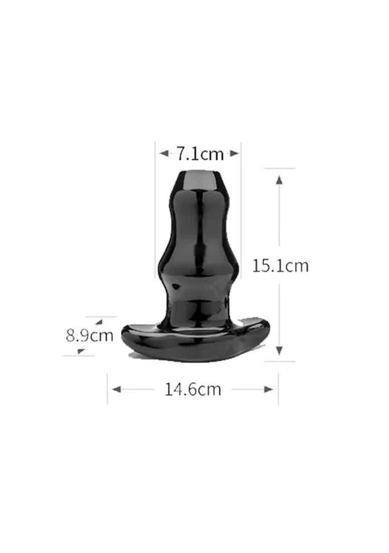 DoubleTunnelPlugLargeBlack