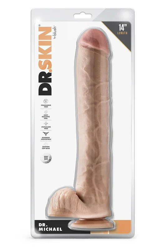 Dr.Skin–Dr.Michael14″DildowithBalls