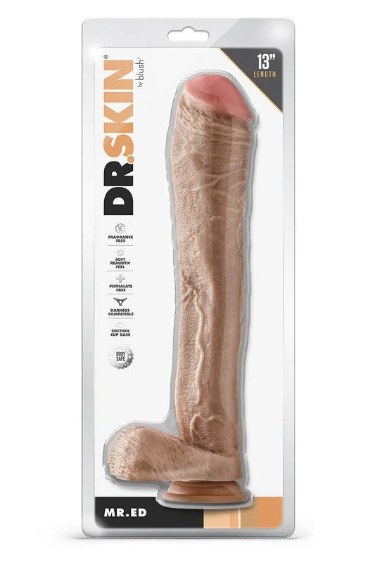 Dr.Skin–Mr.Ed13″DildoWithBalls