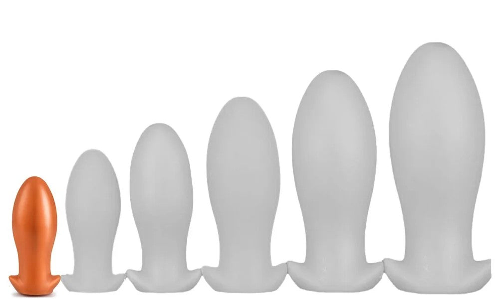 DragonEggSoftSiliconeButtPlugS10x4.5cm