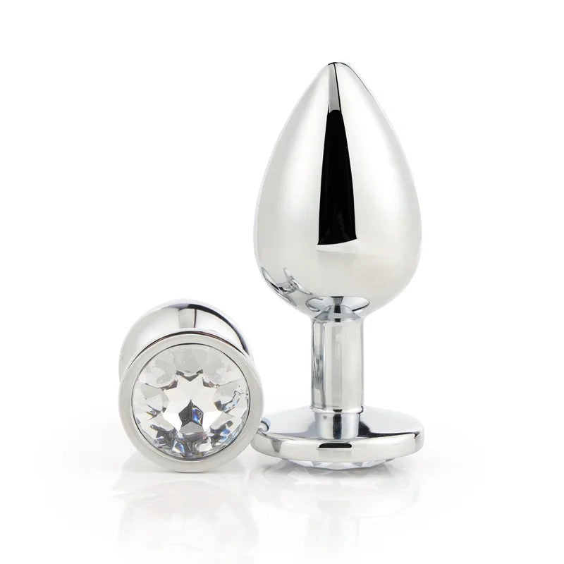 DreamToysGleamingLovePlugSilverSmall
