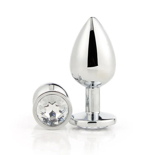 DreamToysGleamingLovePlugSilverSmall