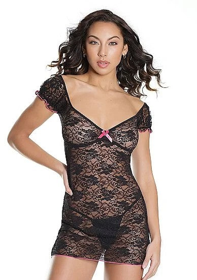 Dress–Black/Fuchsia–OS