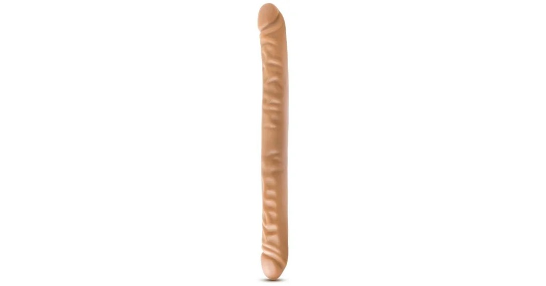 DrSkin18inchDoubleDildoMocha