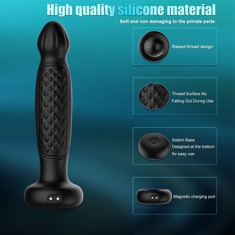 Dual-PleasureVibratingThrustingMassager-ProstateandG-SpotStimulatorSexToys
