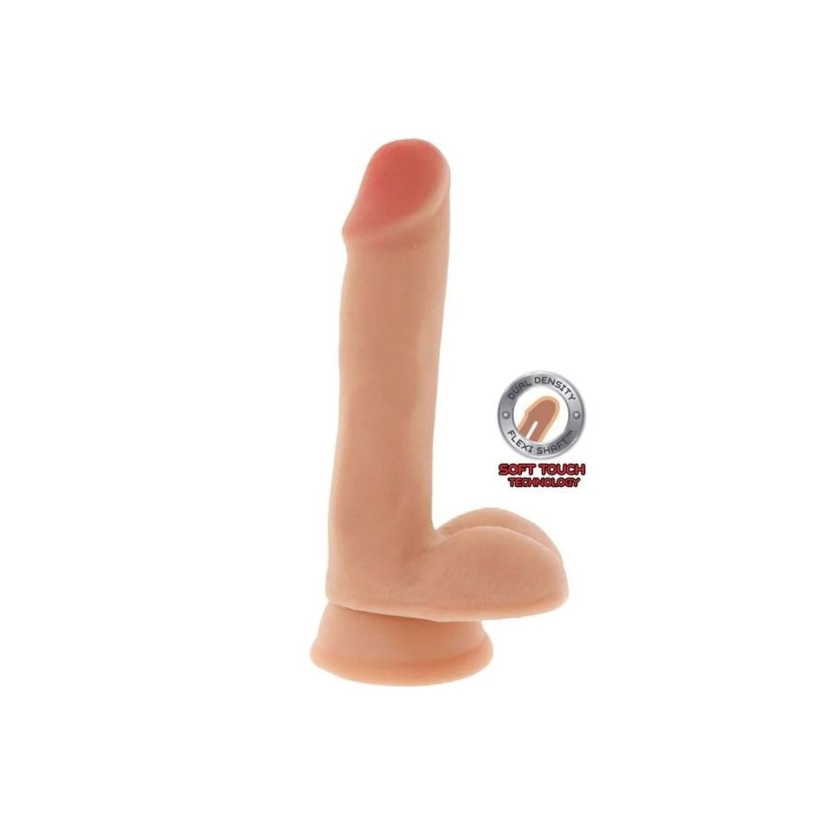DUALDENSITYDILDO17CMEIERBEIGEVONGETREAL