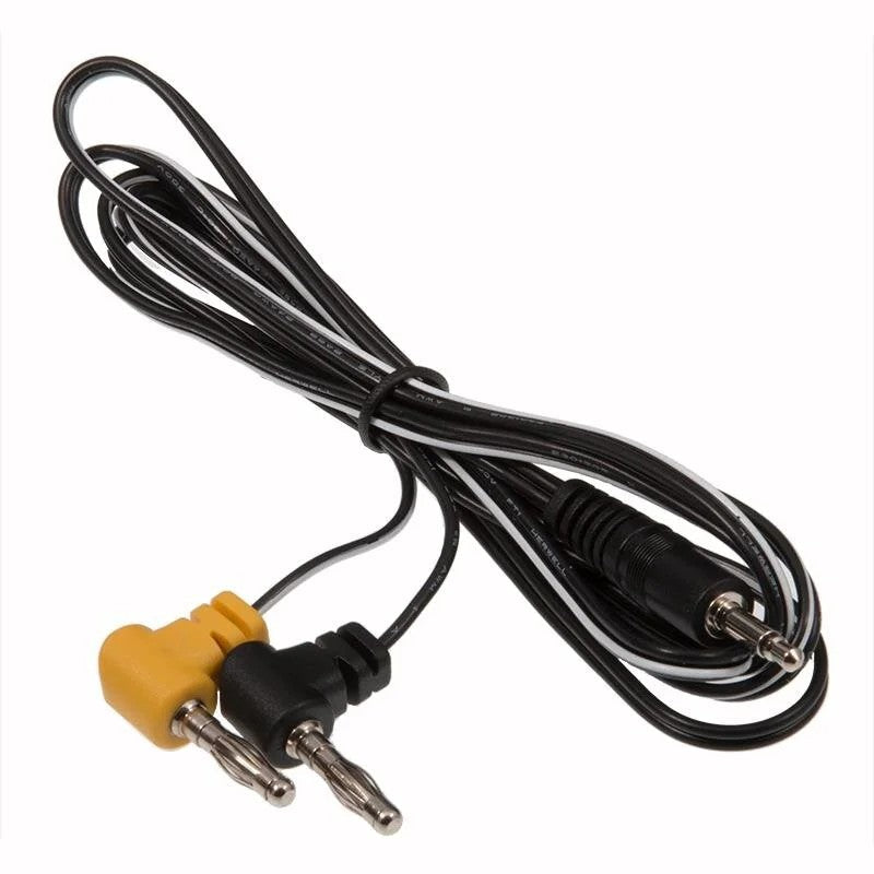 Electrocables1,5mand4mmangleplugfromE-Stim4mm1,5m