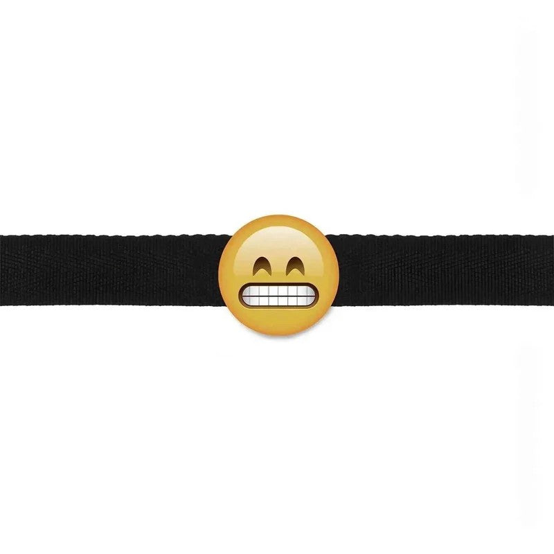 EmoGag–VerstellbarerBallknebelmitschüchternemEmoji-Gesicht