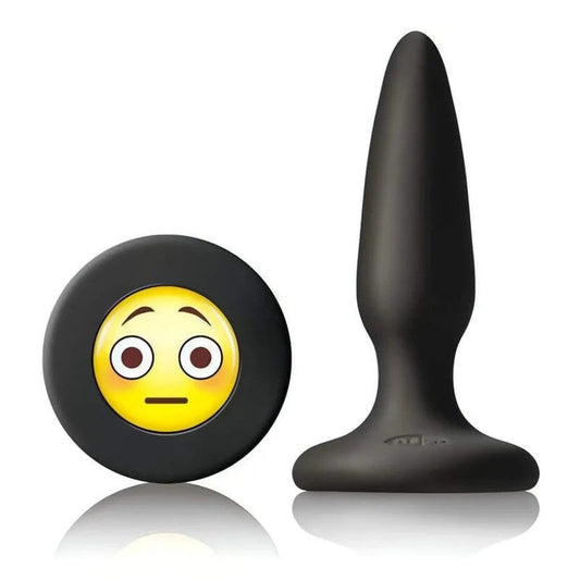 Emoji„OMG“Buttplug–Schwarz,Klein
