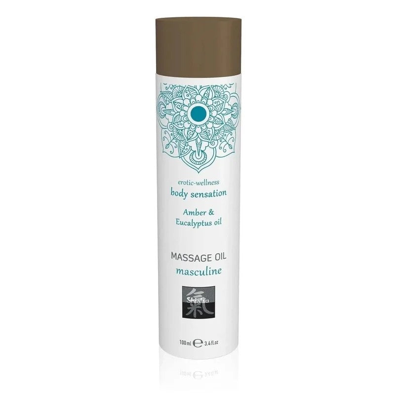 ErotikWellnessBodySensationAmber&EucalyptusOil–MassageölMaskulin,100ml