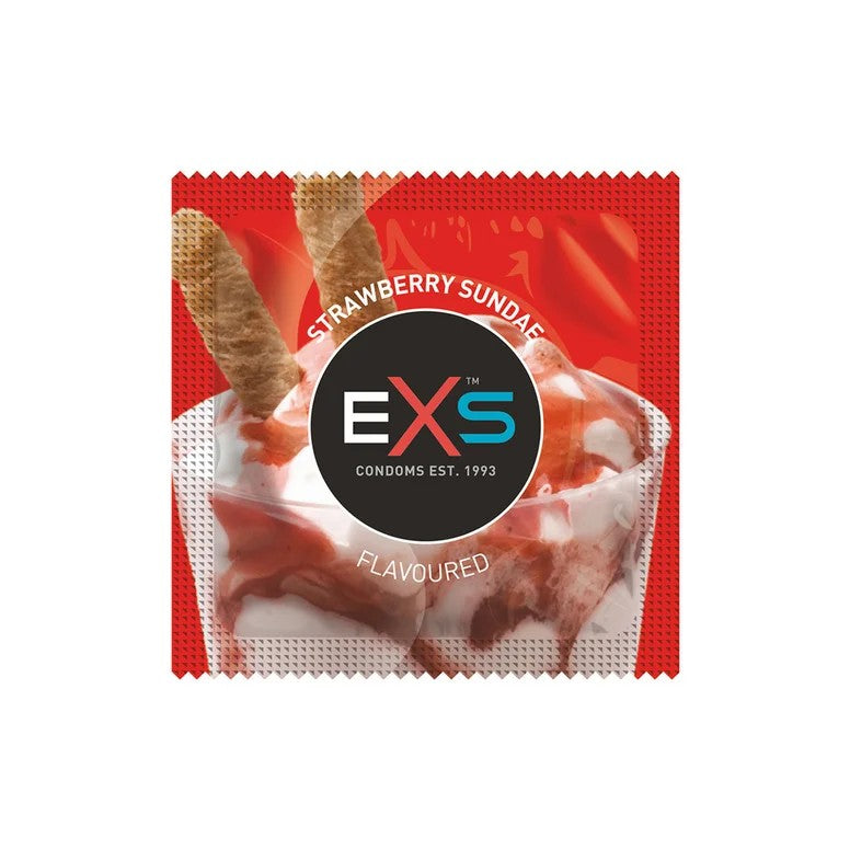 EXSKondomemitErdbeergeschmack100Stück
