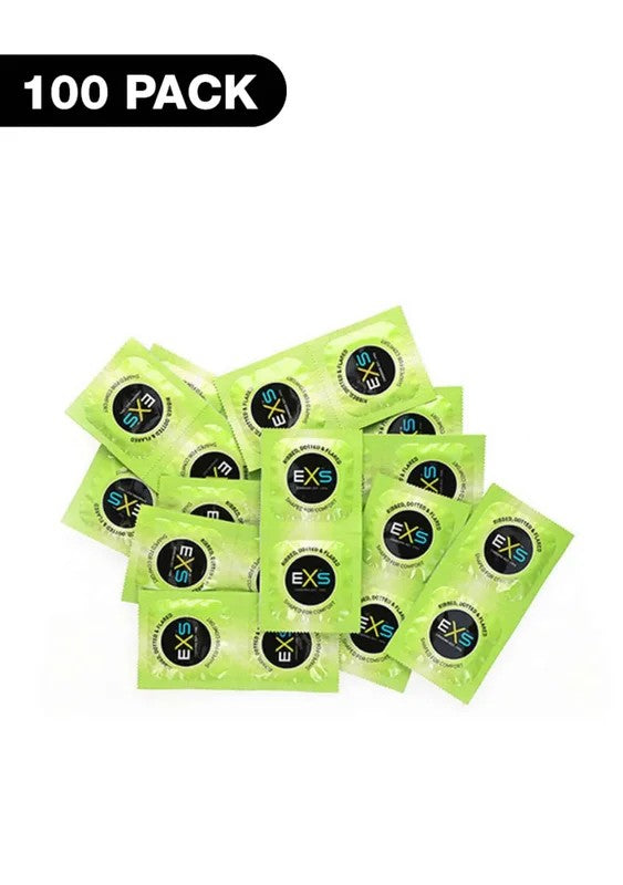 EXSRibbed&DottedComfyFit(100Kondome)