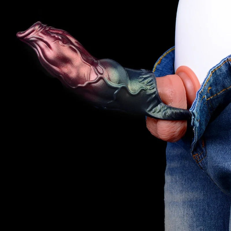 FantasyCocksleeve–SexspielzeugfürMänner–PenishüllemitgeschlossenemEndeausSilikonfürdenPenisring
