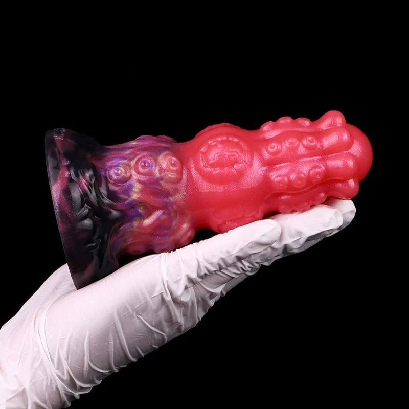 FantasyTentakelDildoButtPlug–SpiralförmigesSilikonAnalMasturbationSexspielzeugfürFrauen