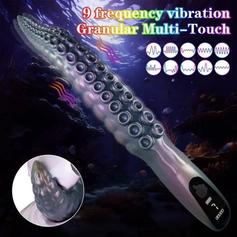 FantasyTentakelDildoVibrierenderButtPlug–Anal-undVaginal-SexspielzeugausSilikonfürFrauen