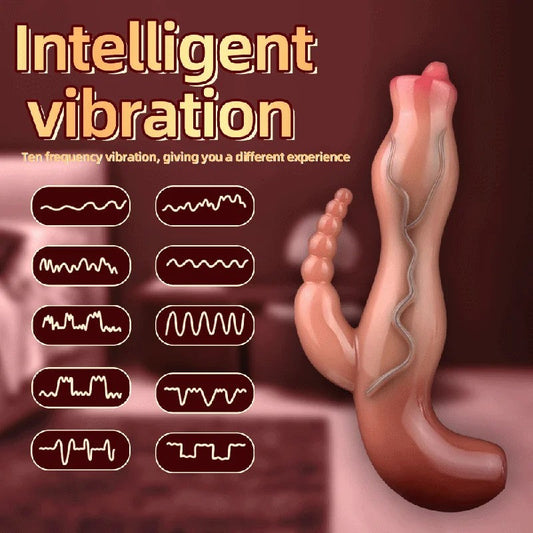 FantasyVibrierenderDildo,Analkugeln,Klitorisstimulator–RealistischerSilikon-Vibrator,SexspielzeugfürFrauen