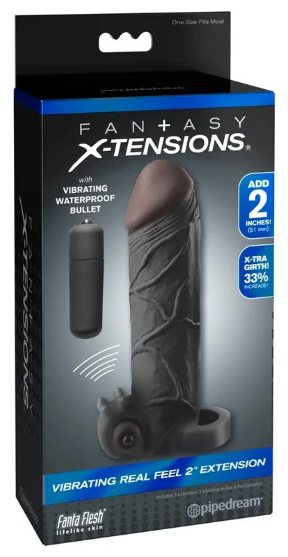 FantasyxtensionsVibratingRealFeel2″Extensionbrown
