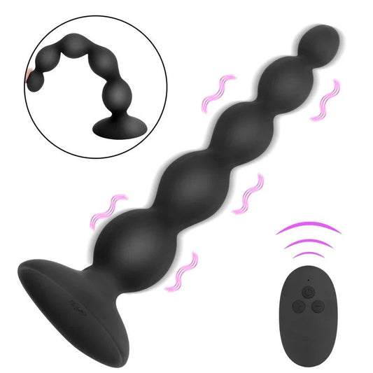Fernbedienungs-Analkugeln–vibrierenderButtplug-Prostata-Massagegerät