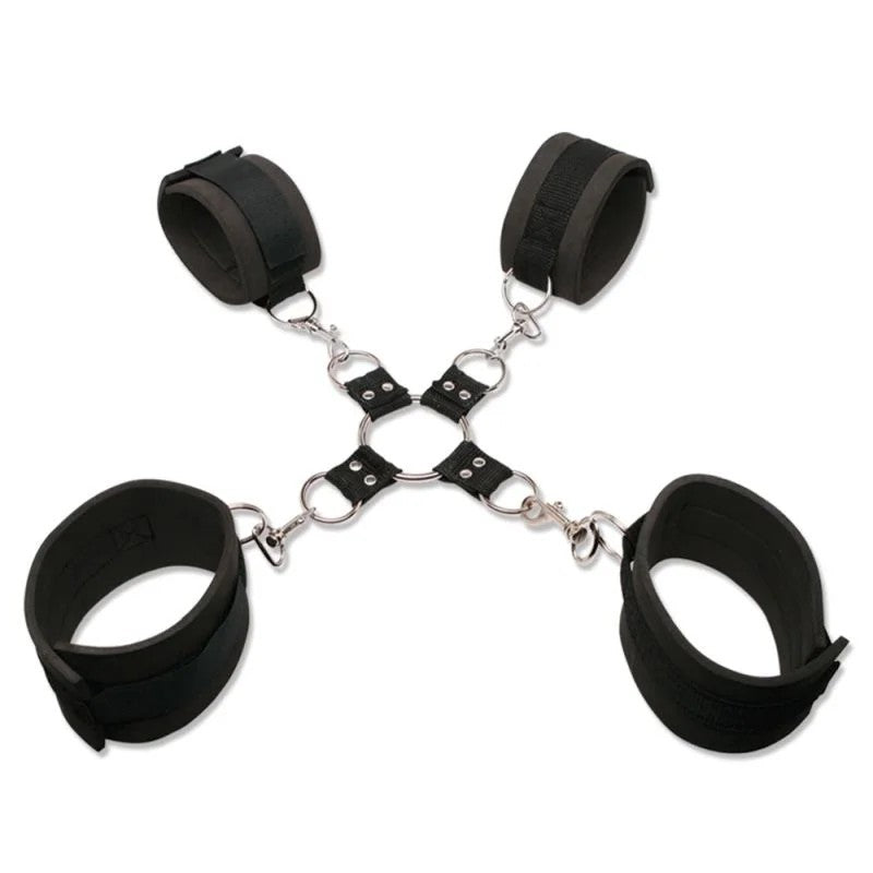 Fessel-Kreuz„ExtremeHogtie-Kit“,gepolstert