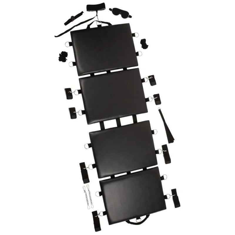 Fesselplatte„BondageBoard2.0“,extralang,zusammenklappbar,mitTrageriemen