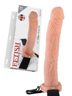 FetishFantasy–11inchHollowStrap-On–Flesh