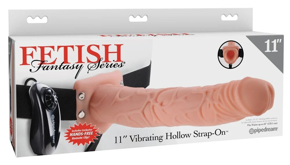 FetishFantasy11ZollVibratingHollowStrap-On