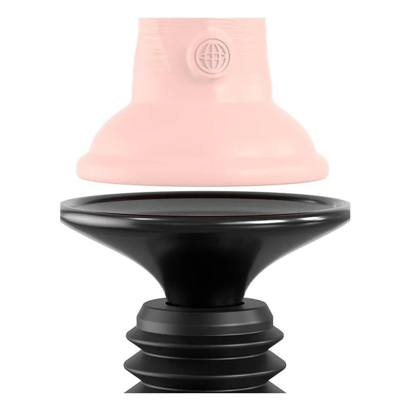 FETISHFANTASYSERIES–BODYDOCKTHRUSTERDILDOKLEMMEMIT7PUSH-MODISCHWARZ
