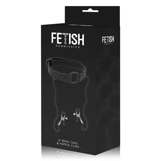 FETISHSUBMISSIVE–KNEBELRINGMITNIPPELKLEMMEN