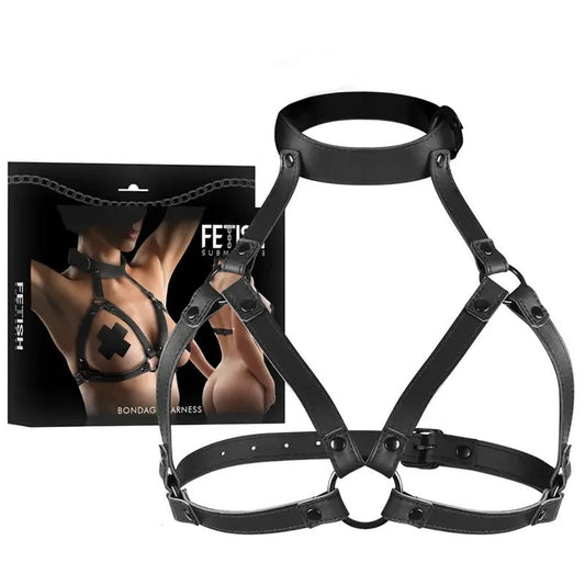 FETISHSUBMISSIVEBONDAGE–VERSTELLBARERBRUSTGURT