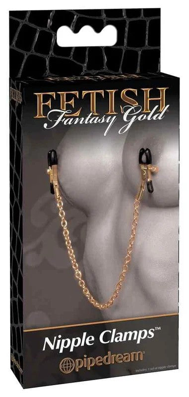 FFSGoldChainNippleClamps