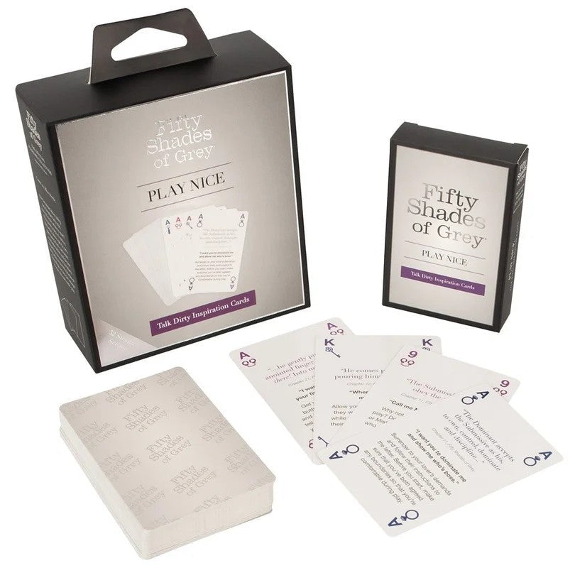 FiftyShadesofGrey–PlayNiceTalkDirtyInspirationCards