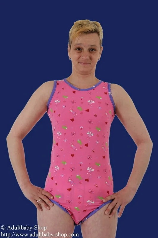 Fixdiaperbodypinkwithkidspattern
