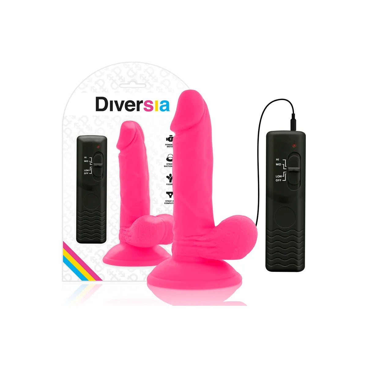 FLEXIBLERVIBRIERENDERDILDOROSA17CM-O-3.3CMVONDIVERSIA