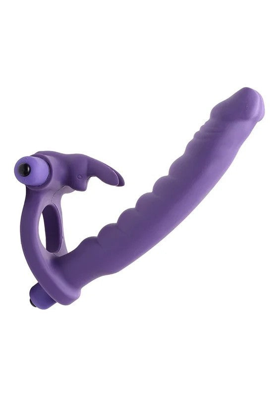 FriskyDoppelPenetrationsRingmitKlitorisVibrationlila