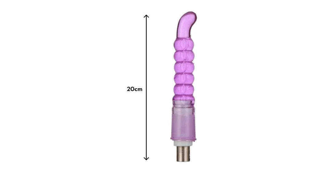 FuckMeHarderSexMachineAttachment1RippleDildo