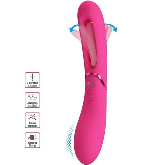 G-Punkt-VibratormitvibrierenderZunge