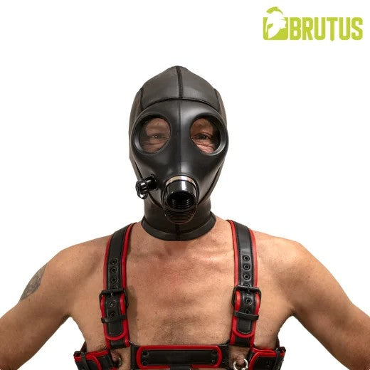 GasmaskeNeoprenm.Reissverschluss„Alien“brandneu