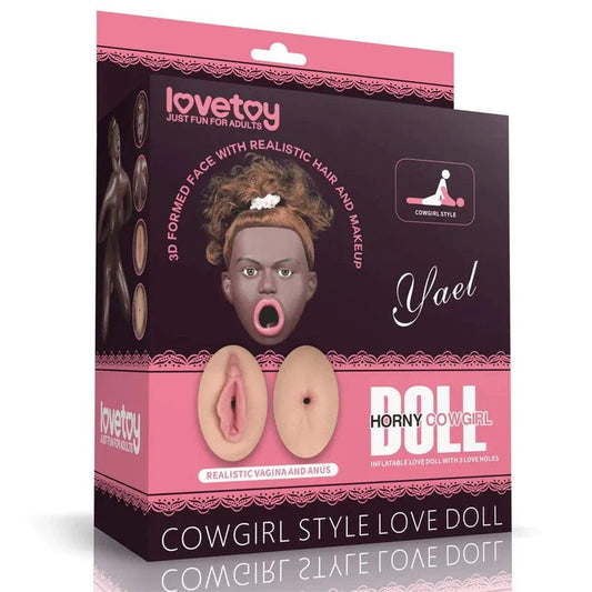 GeileCowgirl-Puppe–3D-Gesicht,HaareundsuperrealistischeSilikoneinsätze