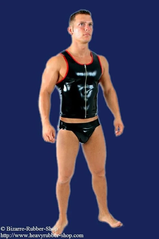 Gentsmusclecarriershirtwithcontrastcolorandzipper0,60mm