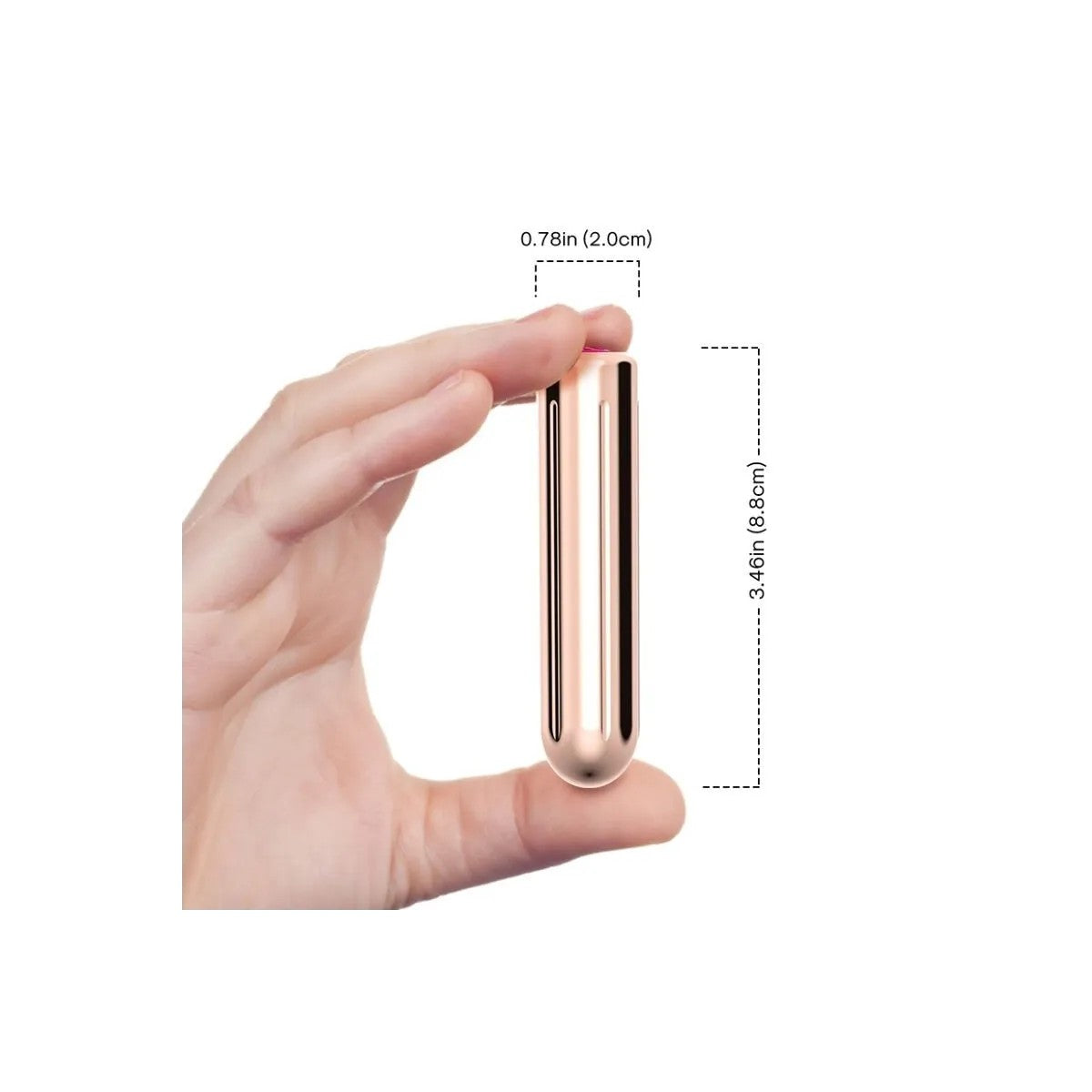 GESPANNUNGSKOPF-VIBRATOR-KUGELGOLDEN2CMX8.8CMVONARMONYSTIMULATORS