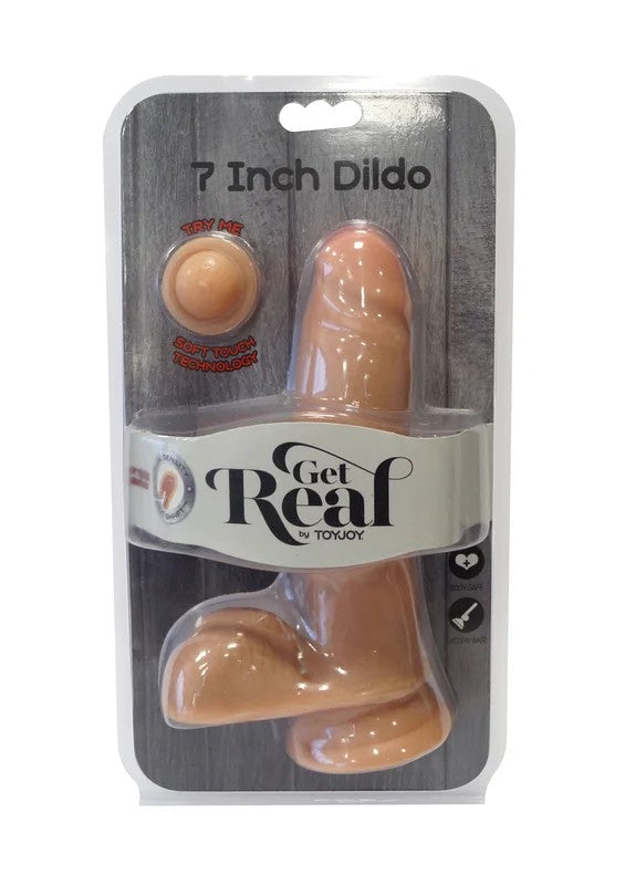 GetReal–DualDensity7InchDildo–mitSaugfuß