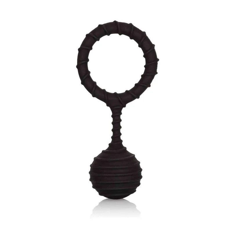 GewichtsringExtraLarge–Penisringaus100%reinemSilikon,elastischundbequem–Schwarz,Gewicht110g.