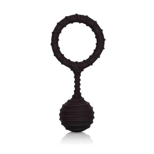 GewichtsringExtraLarge–Penisringaus100%reinemSilikon,elastischundbequem–Schwarz,Gewicht110g.