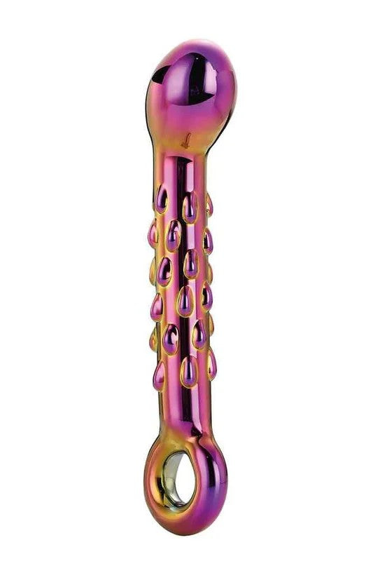 GlamourGlassRibbedG-SpotDildo