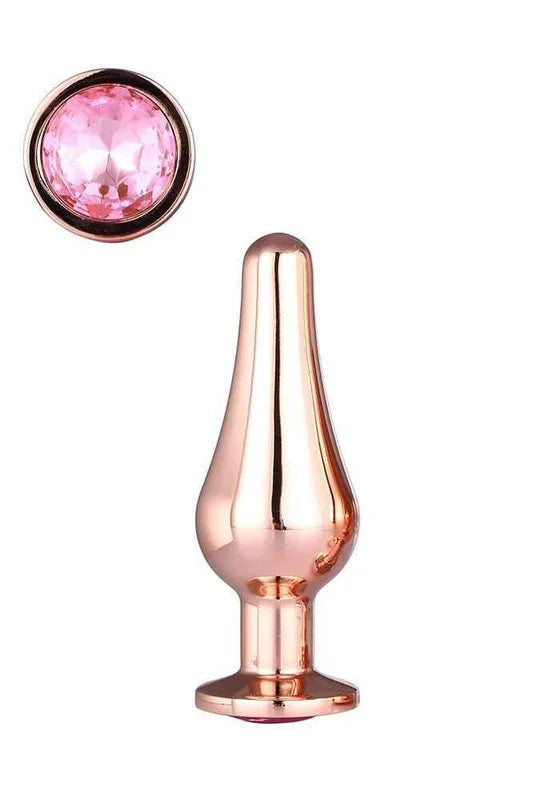 GleamingLove–RoseGoldPleasurePlugS2,9cm