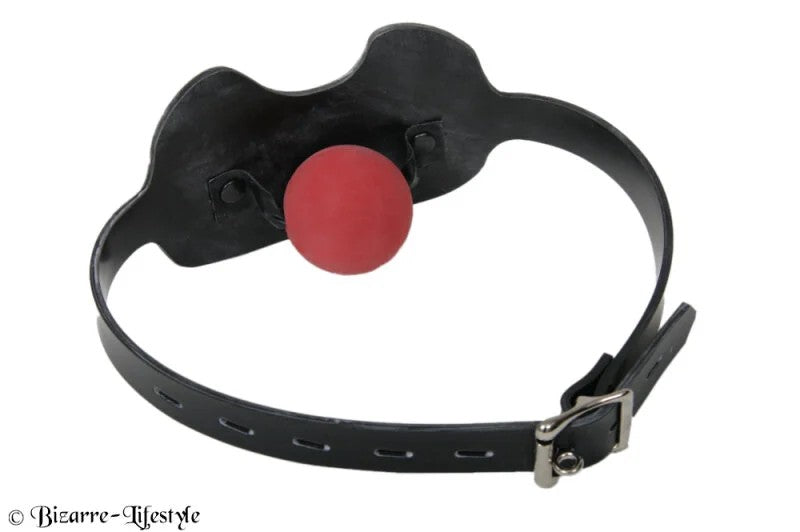 GummiKnebelgeschirrmitverdecktenBallknebel
