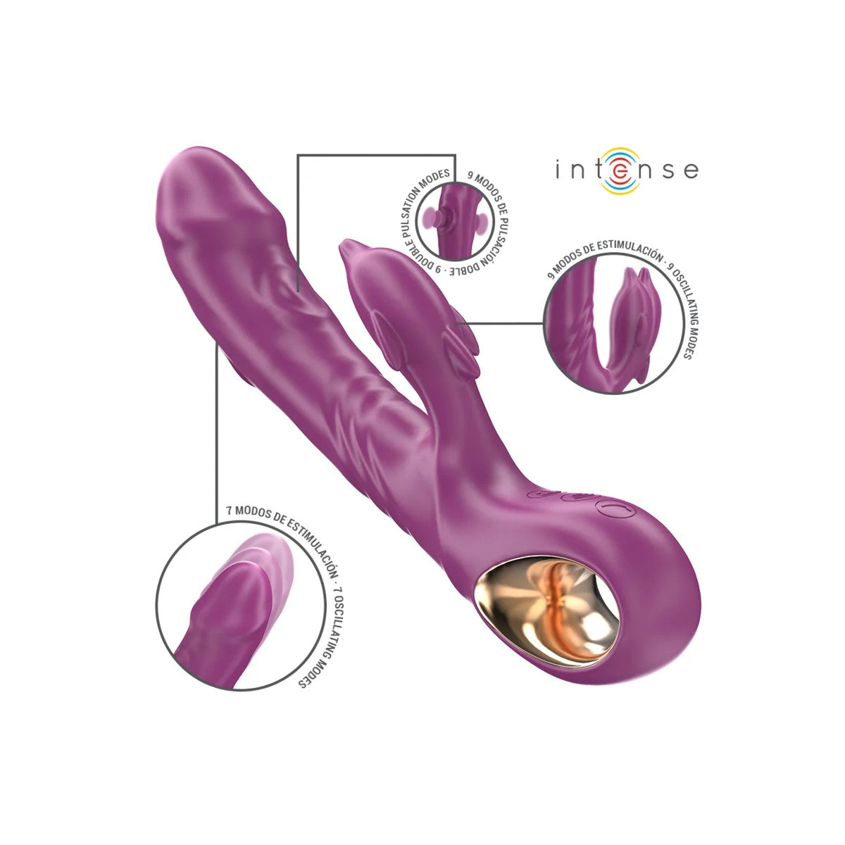HALLEMULTIFUNKTIONSVIBRATORMITDELFIN-STIMULIERENDERZUNGELILAVONINTENSEFUN