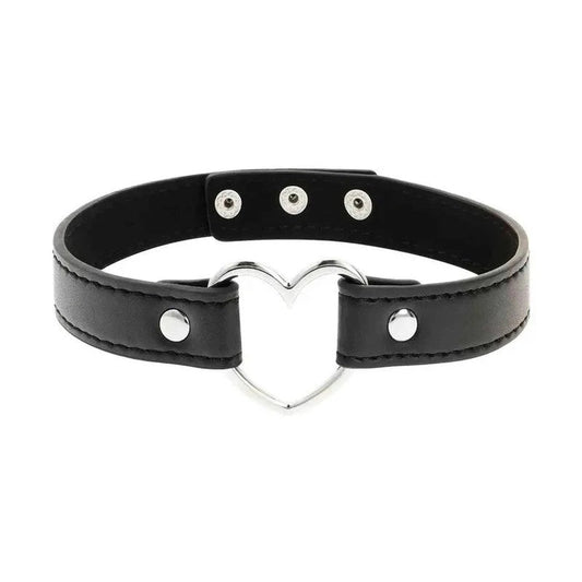 Halsband„Herz“ausveganemLeder